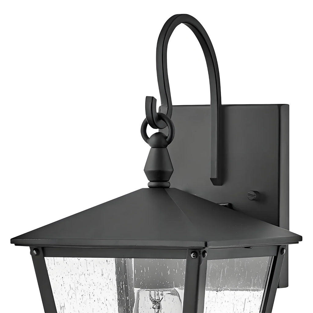 Minimalist Waterproof Metal Seedy Glass Wall Lamp