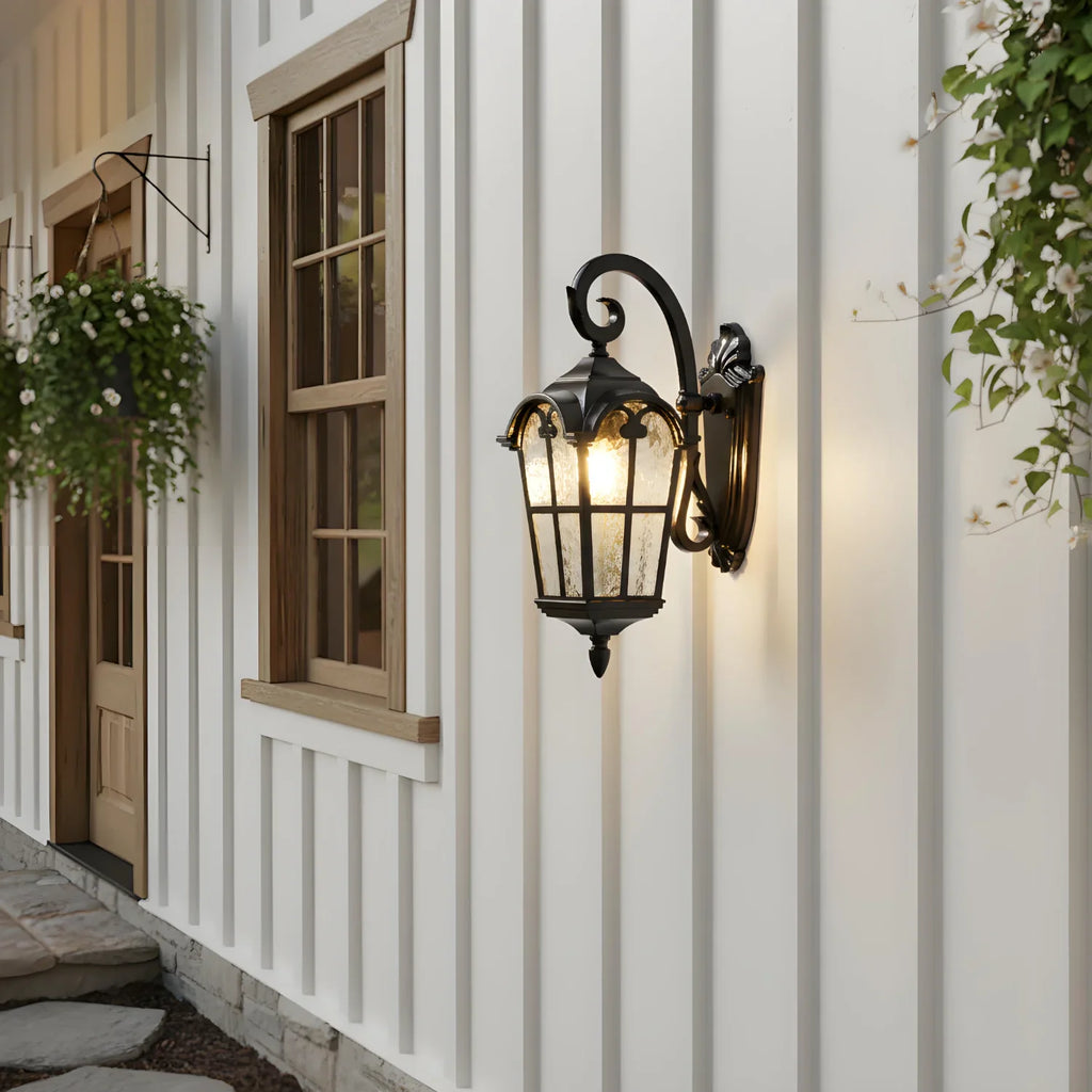 Vintage Outdoor Waterproof Lantern Wall Light