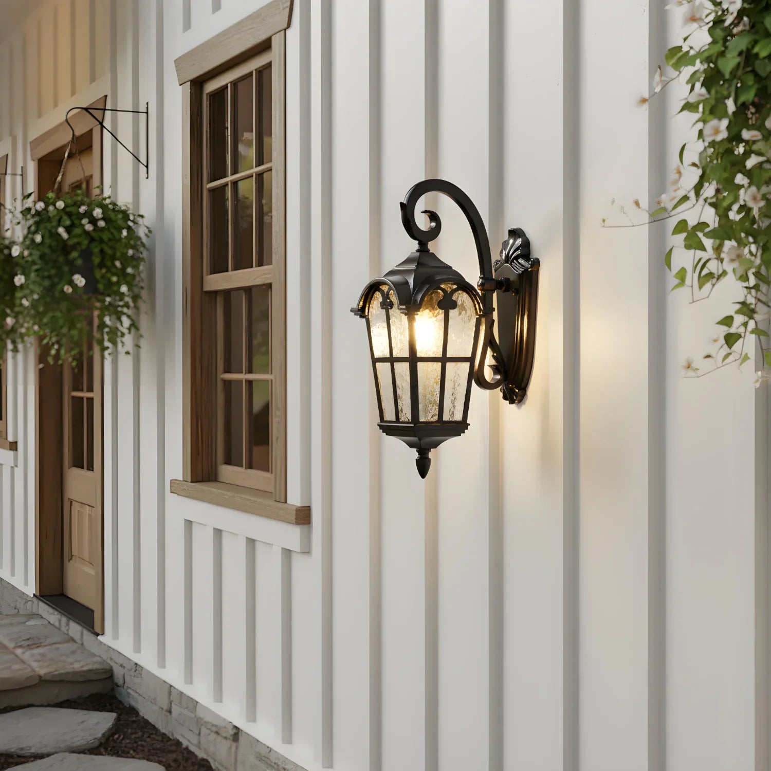 Vintage Outdoor Waterproof Lantern Wall Light