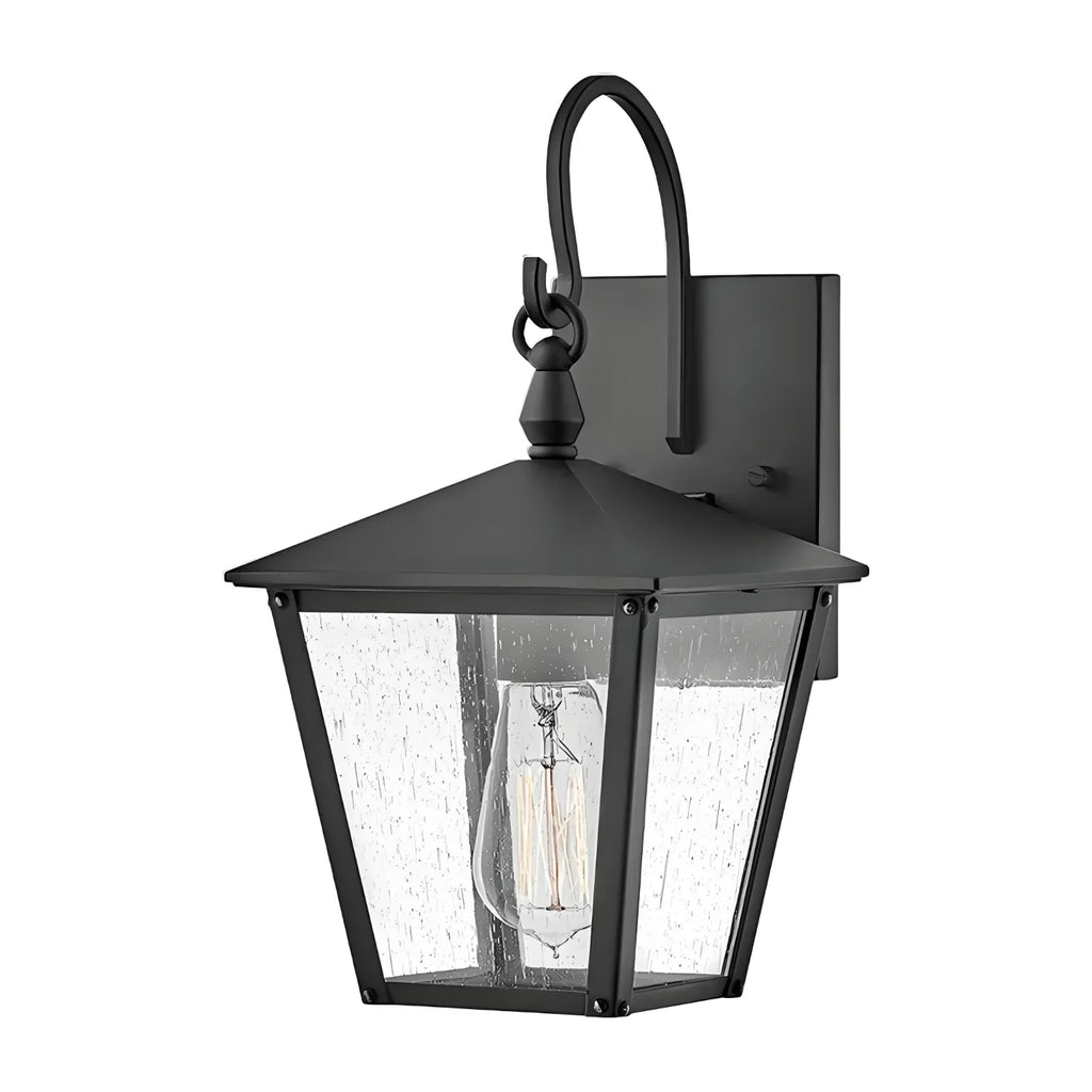 Minimalist Waterproof Metal Seedy Glass Wall Lamp