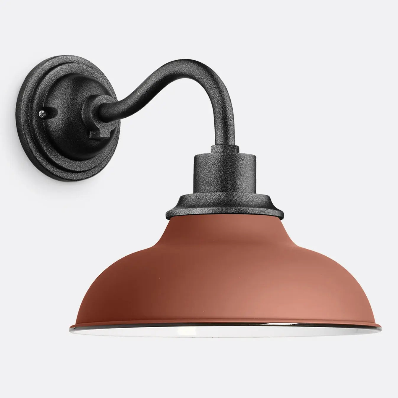 Industrial Outdoor Dome Metal Wall Light
