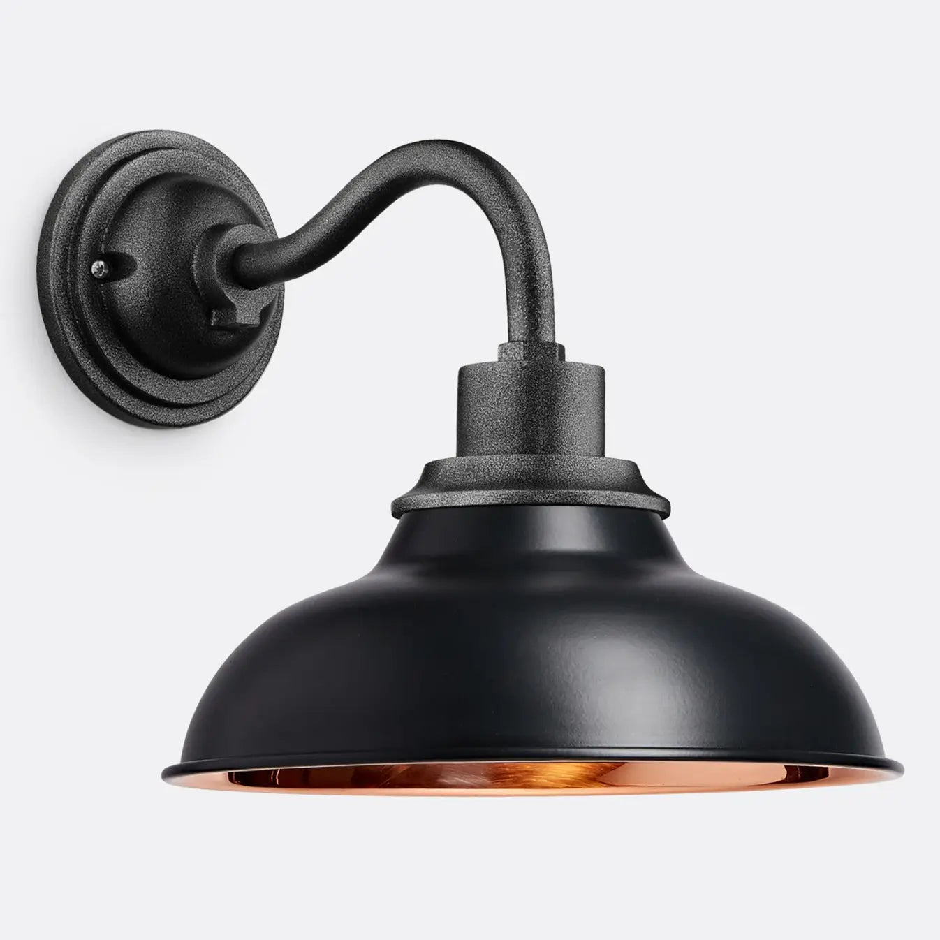 Industrial Outdoor Dome Metal Wall Light