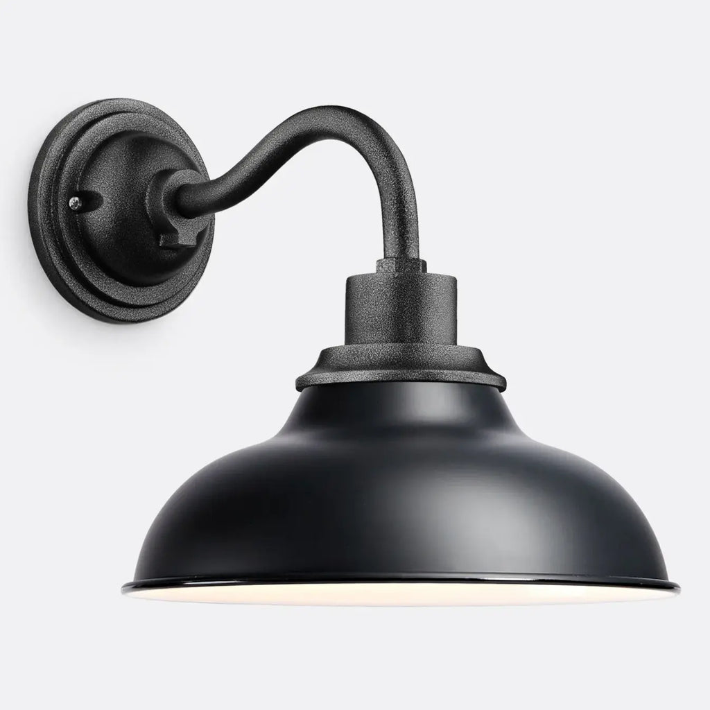 Industrial Outdoor Dome Metal Wall Light
