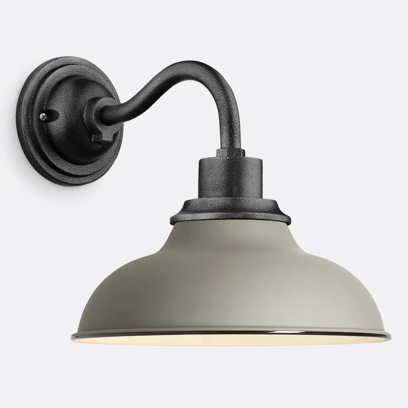 Industrial Outdoor Dome Metal Wall Light