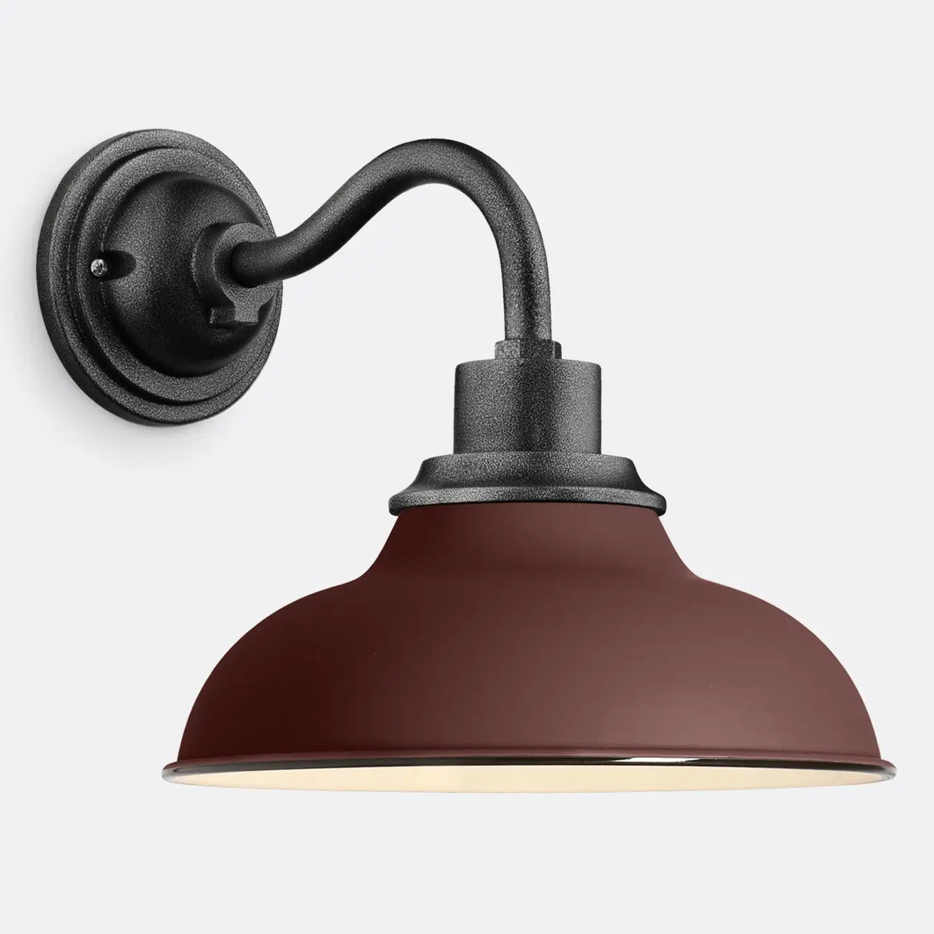 Industrial Outdoor Dome Metal Wall Light