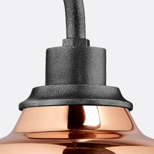 Industrial Outdoor Dome Metal Wall Light