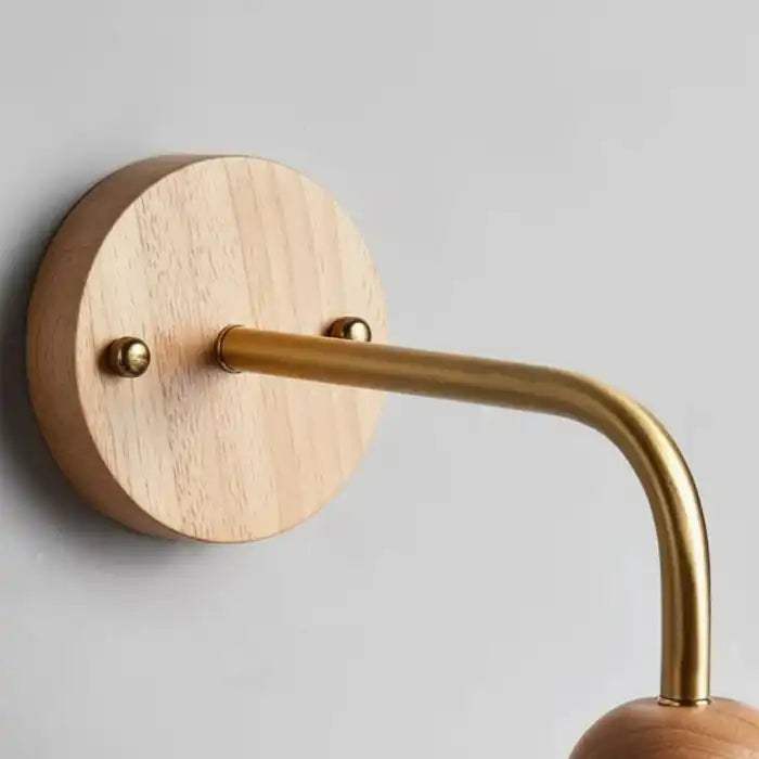 Modern Circular Disc Travertine Wall Light