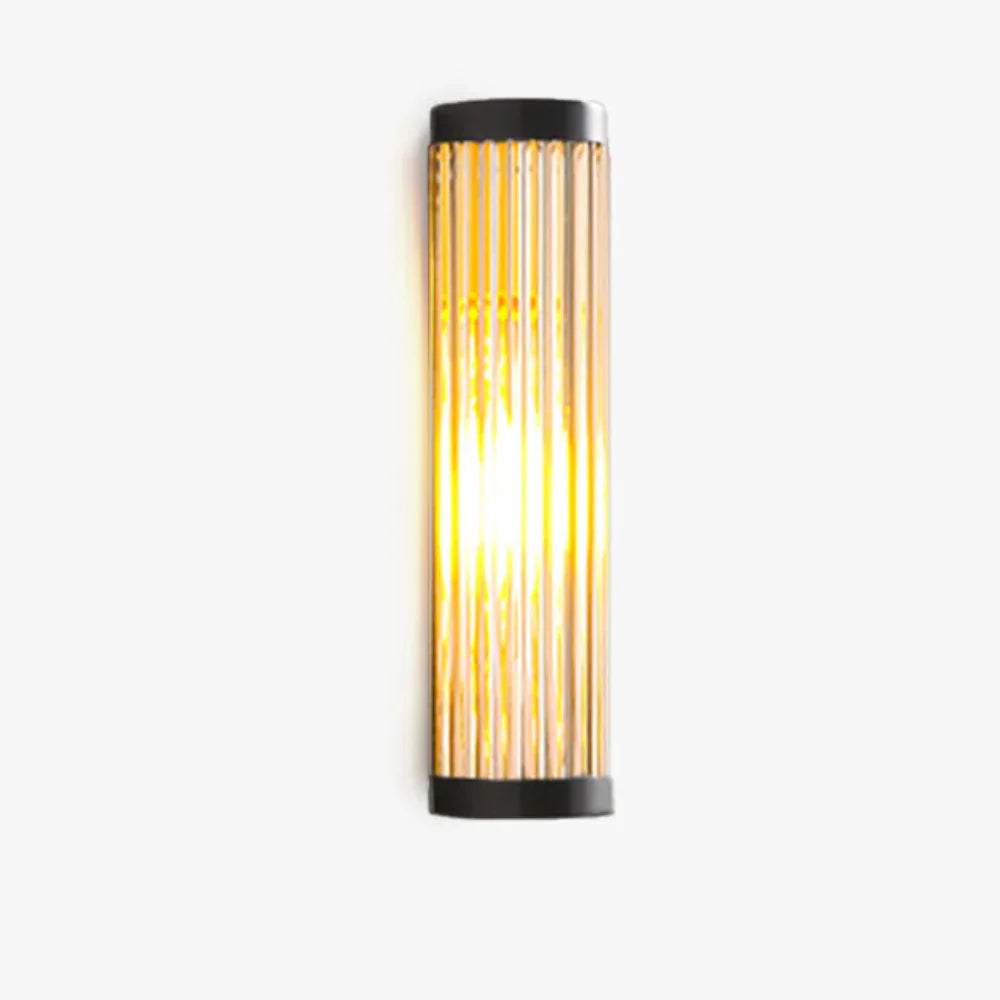Modern Outdoor Cylinder Glass Wall Light