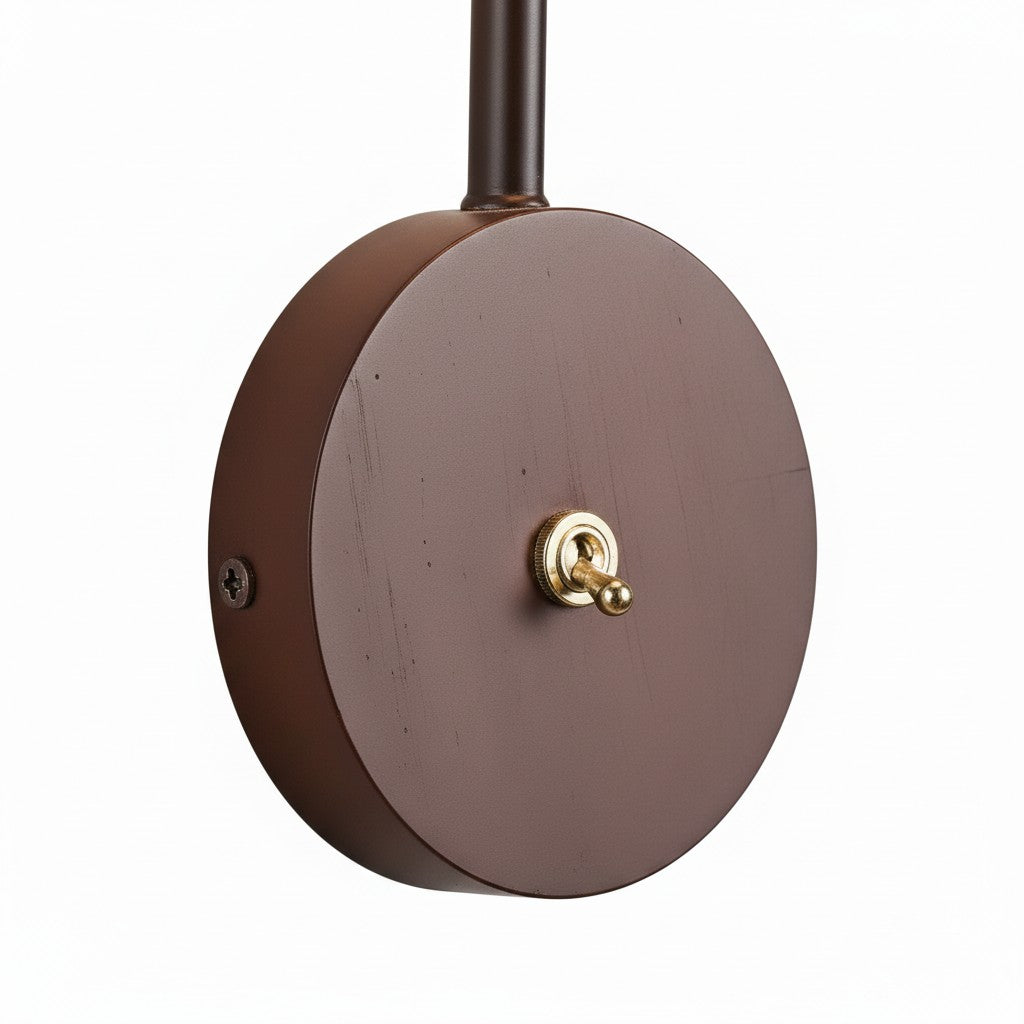 Organic Wabi-Sabi Travertine Semi-Circular Wall Sconce
