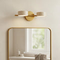 Wabi-Sabi Natural Travertine Metal Wall Light
