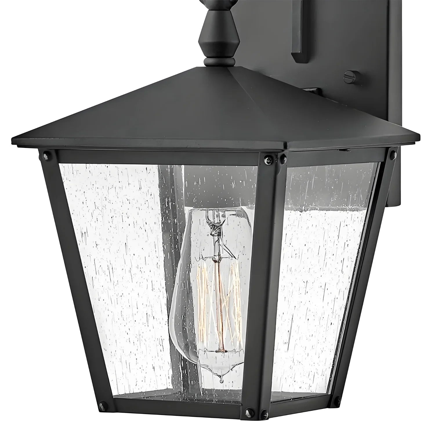 Minimalist Waterproof Metal Seedy Glass Wall Lamp