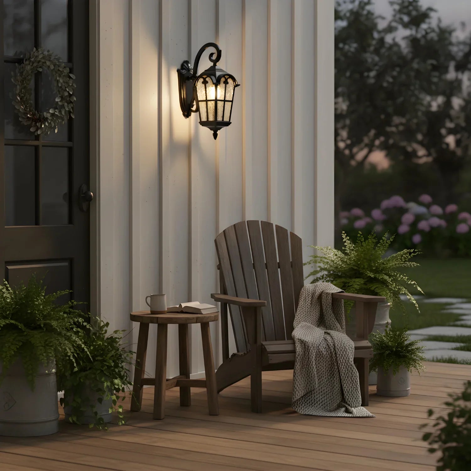 Vintage Outdoor Waterproof Lantern Wall Light